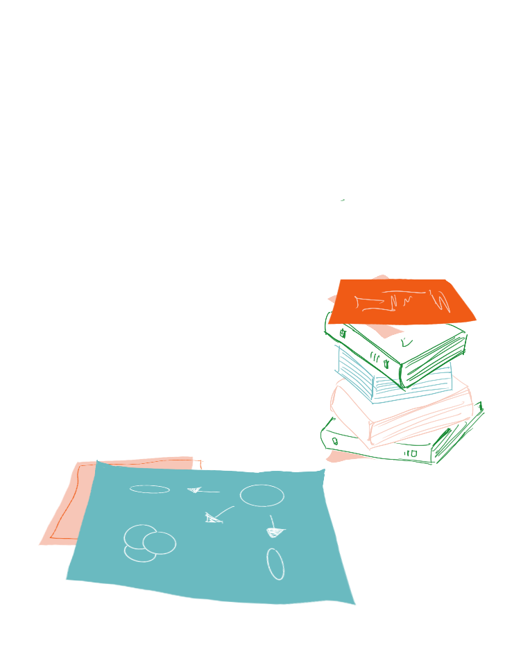 Bücherwurm Visuelles Alphabet
